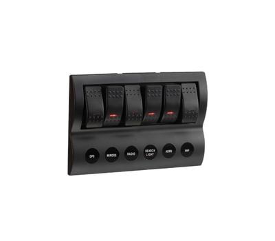 image of Narva 6 way LED Switch Panel with Fuse Protection