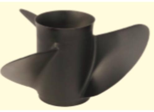 product image for Black Stainless Steel Propeller 19 Inch 